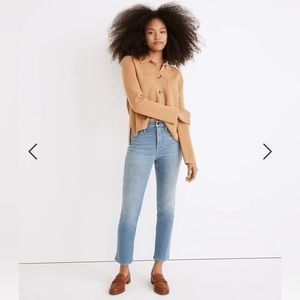 Madewell petite stovepipe jeans